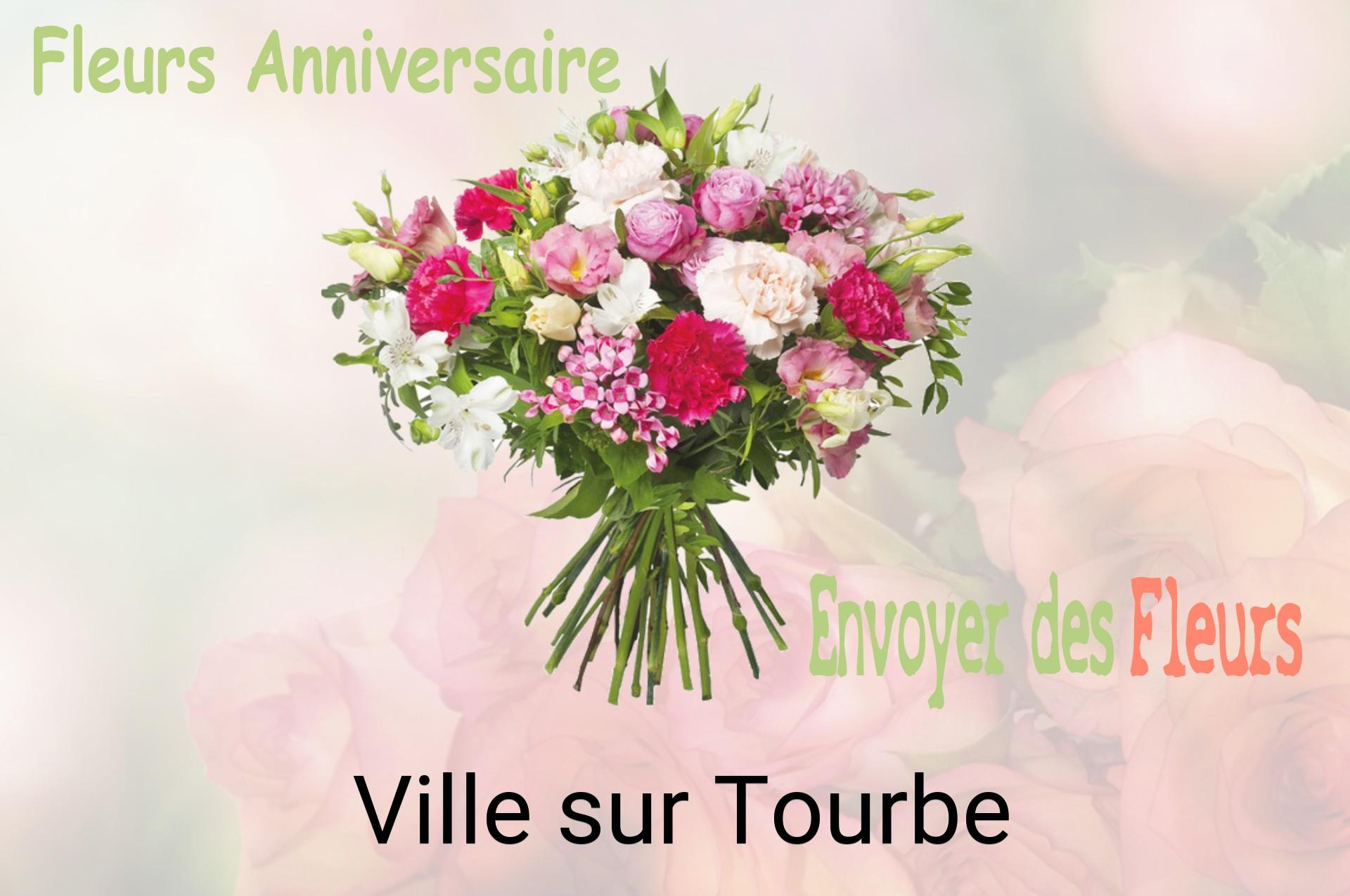 Bouquet de fleurs d’anniversaire livré à Ville-sur-Tourbe