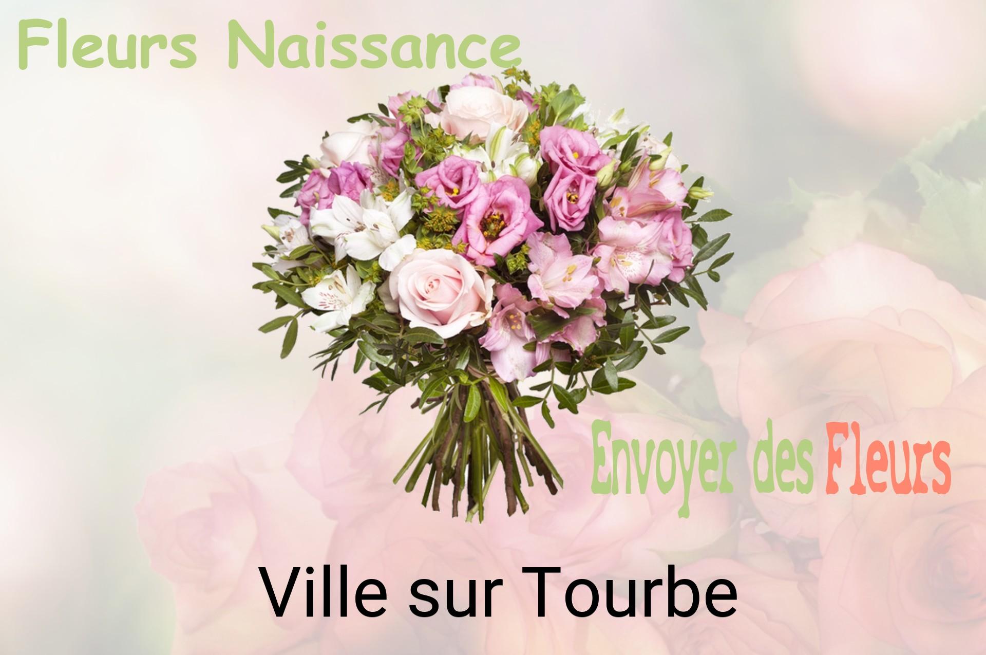 Bouquet de fleurs de naissance livré à Ville-sur-Tourbe